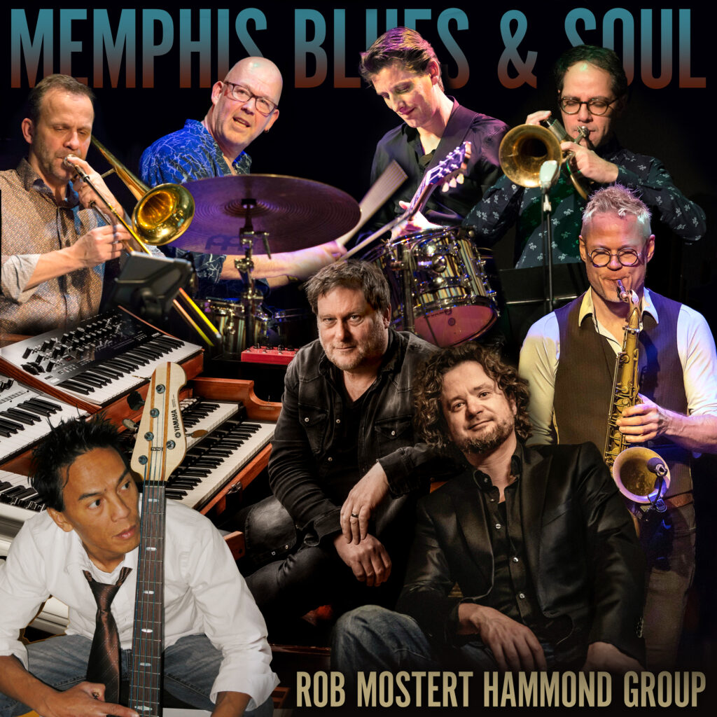 The new rob mostert hammond group band for the Memphis Blues & Soul tour
